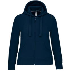 Sweat zippé à capuche Femme
