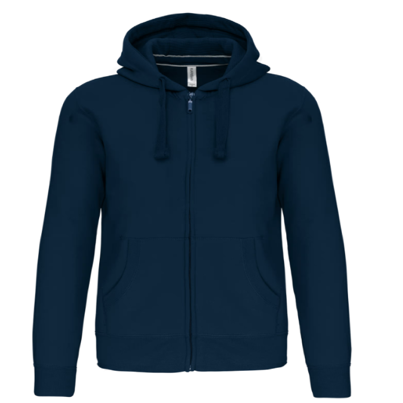 Sweat zippé à capuche Homme